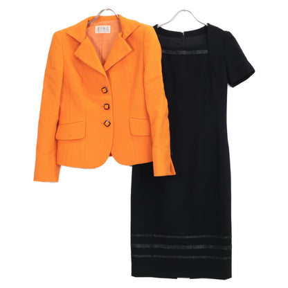 S・T・A・C エスティーエーシー ｵﾚﾝｼﾞ ｳｰﾙ ﾃｰﾗｰﾄﾞｼﾞｬｹｯﾄ･ﾜﾝﾋﾟｰｽ 9