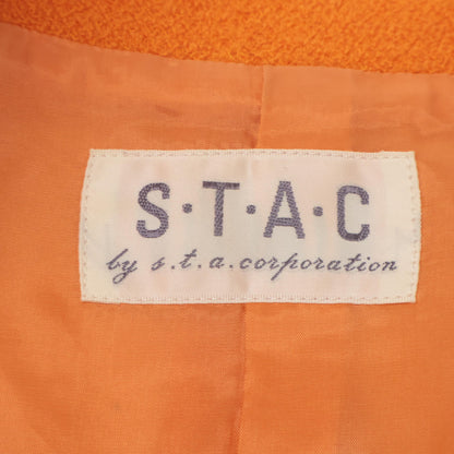 S・T・A・C エスティーエーシー ｵﾚﾝｼﾞ ｳｰﾙ ﾃｰﾗｰﾄﾞｼﾞｬｹｯﾄ･ﾜﾝﾋﾟｰｽ 9