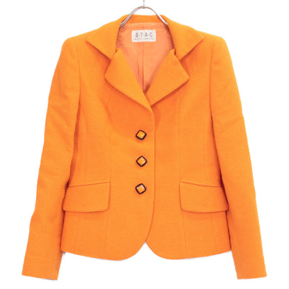 S・T・A・C エスティーエーシー ｵﾚﾝｼﾞ ｳｰﾙ ﾃｰﾗｰﾄﾞｼﾞｬｹｯﾄ･ﾜﾝﾋﾟｰｽ 9