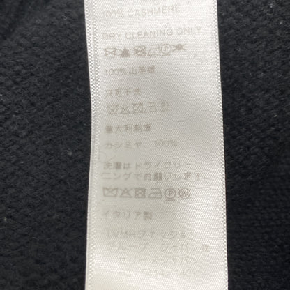 CELINE セリーヌ 2A172384D ｴﾃﾞｨ期 ﾌﾞﾗｯｸ ｶｼﾐﾔ100 ｸﾙｰﾈｯｸ ﾆｯﾄｾｰﾀｰ トップス S