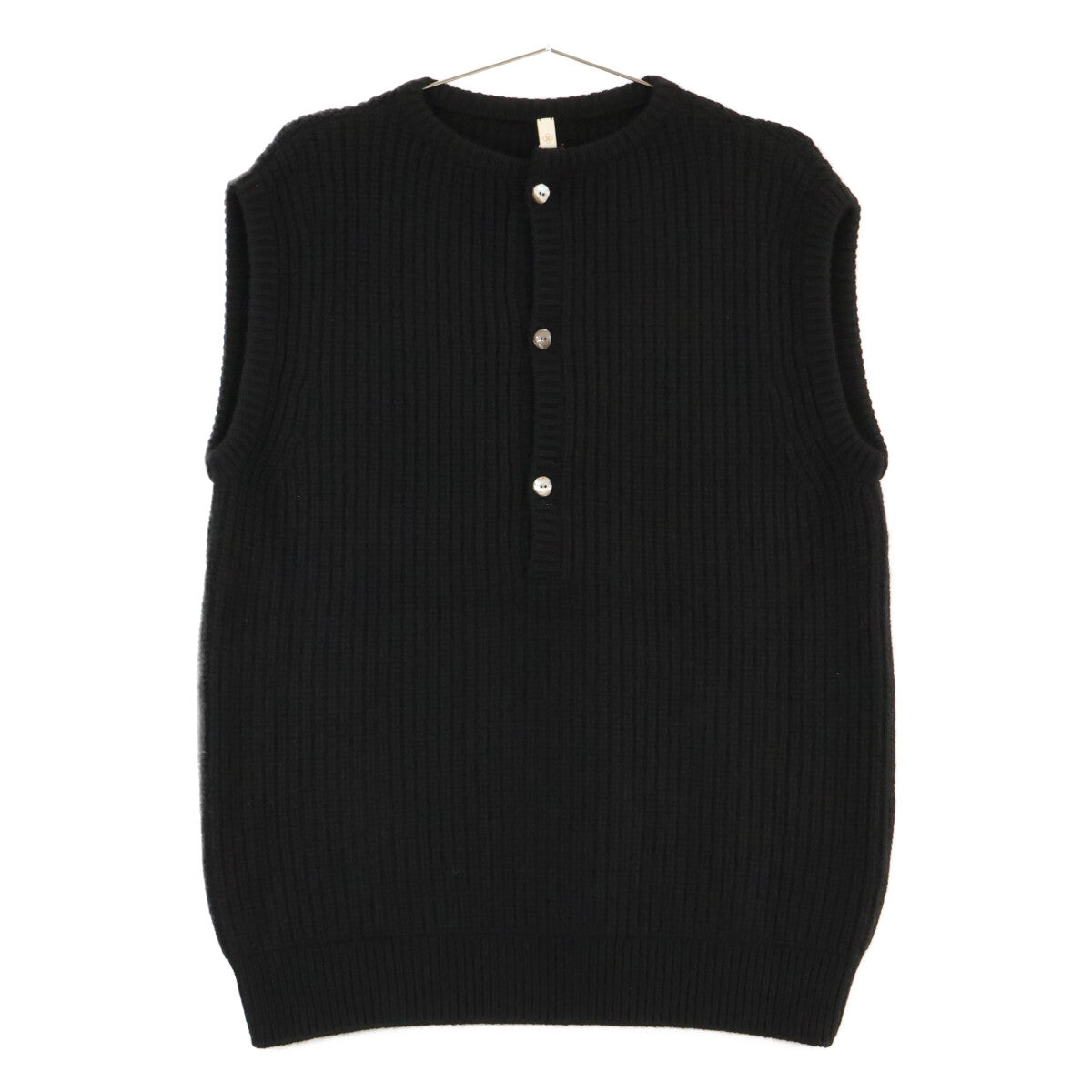 TOYOBOSHI トウヨウボウシ 糸衣 MONO 10IT-PC2311 ﾌﾞﾗｯｸ ｶｼﾐﾔ100 ﾆｯﾄ ﾍﾞｽﾄ ベスト 4