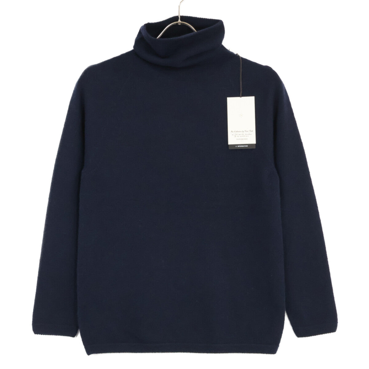 TOYOBOSHI トウヨウボウシ 糸衣 NAZUNA 08IT-PC0002 ﾈｲﾋﾞｰ ｶｼﾐﾔ100 ﾀｰﾄﾙﾈｯｸ ﾆｯﾄ トップス 1