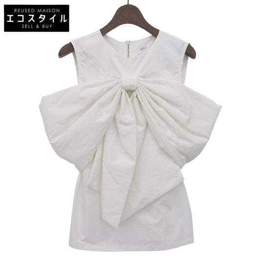 Bibiy ビビィ 美品 ANNE RIBBON BLOUSE トップス レディース ホワイト F B30-BL028WHF トップス F