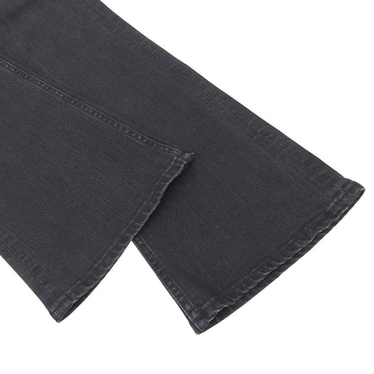 YANUK ヤヌーク 美品 ブーツカット デニムパンツ ボトムス レディース ブラック 21 57143302 ボトムス 21