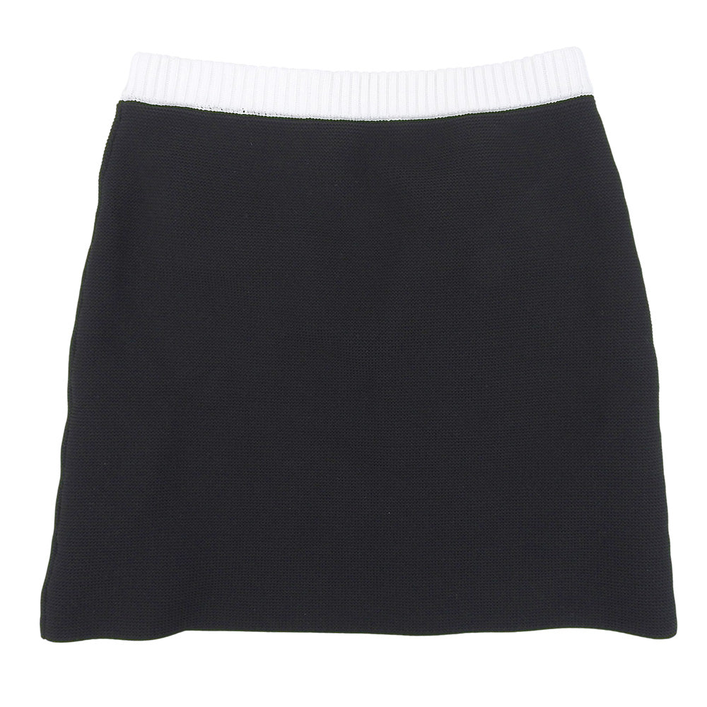 sheller シェリエ 美品 bijou button knit skirt スカート レディース ブラック F SL191040521 スカート F