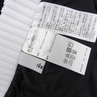 sheller シェリエ 美品 bijou button knit skirt スカート レディース ブラック F SL191040521 スカート F
