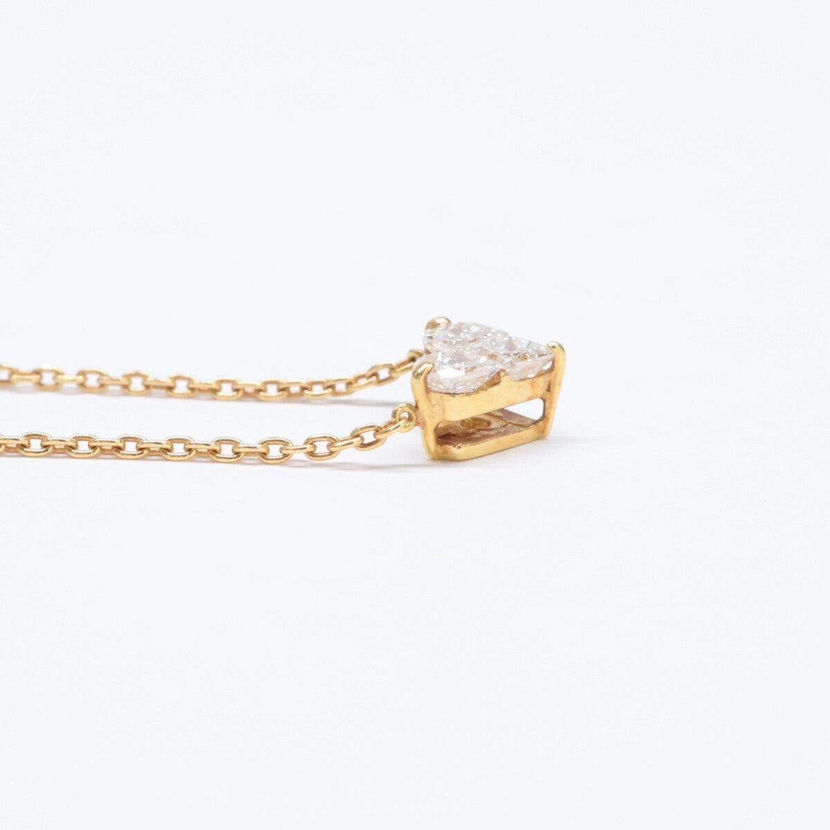 STAR JEWELRY スタージュエリー K18 ミステリアスハート 0.28ct ダイヤモンド ネックレス