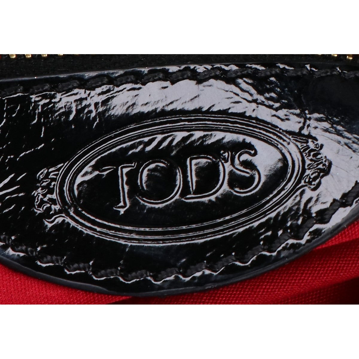 TOD'S トッズ 【美品】パテントレザー ハンドバッグ