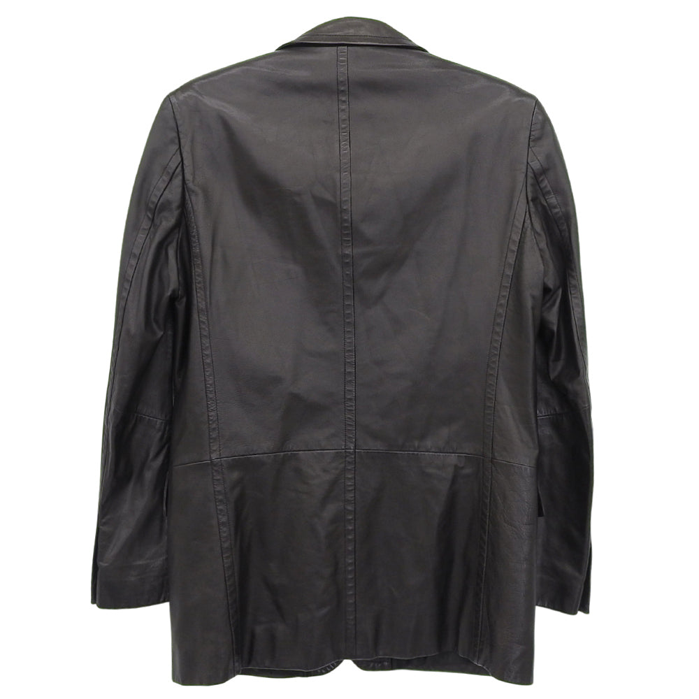 BOSS ボス CUTES ラムレザー テーラードジャケット メンズ ブラック 46 20697/167 ジャケット 46