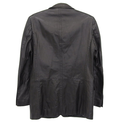 BOSS ボス CUTES ラムレザー テーラードジャケット メンズ ブラック 46 20697/167 ジャケット 46