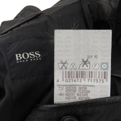 BOSS ボス CUTES ラムレザー テーラードジャケット メンズ ブラック 46 20697/167 ジャケット 46