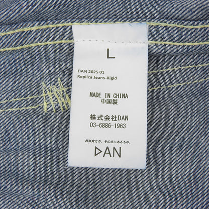 DAN ダン Replica Jeans Rigid デニム パンツ ボトムス メンズ ブルー L DAN202501 ボトムス L