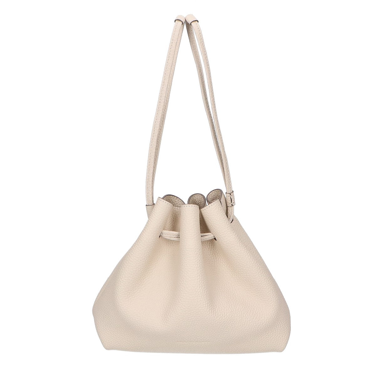 BONAVENTURA ボナベンチュラ 【美品】ノア バッグ シュリンクレザー ドローストリング ハンドバッグ