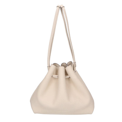 BONAVENTURA ボナベンチュラ 【美品】ノア バッグ シュリンクレザー ドローストリング ハンドバッグ