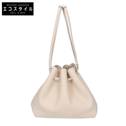 BONAVENTURA ボナベンチュラ 【美品】ノア バッグ シュリンクレザー ドローストリング ハンドバッグ