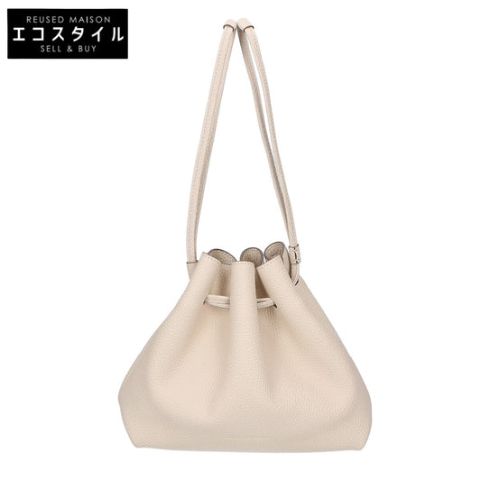 BONAVENTURA ボナベンチュラ 【美品】ノア バッグ シュリンクレザー ドローストリング ハンドバッグ