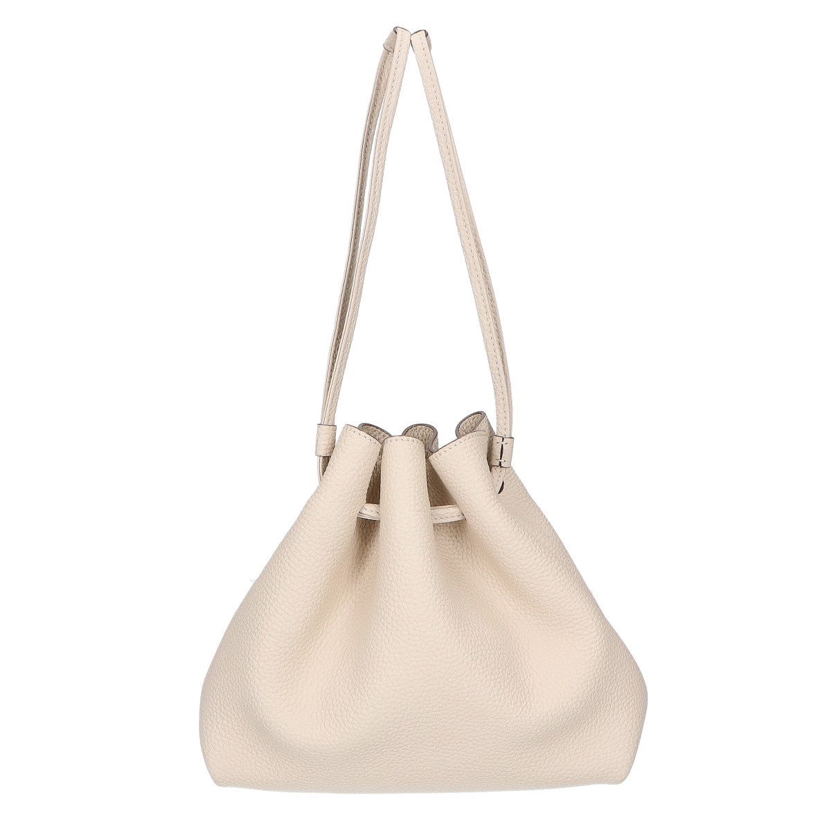 BONAVENTURA ボナベンチュラ 【美品】ノア バッグ シュリンクレザー ドローストリング ハンドバッグ