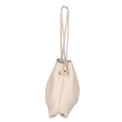 BONAVENTURA ボナベンチュラ 【美品】ノア バッグ シュリンクレザー ドローストリング ハンドバッグ