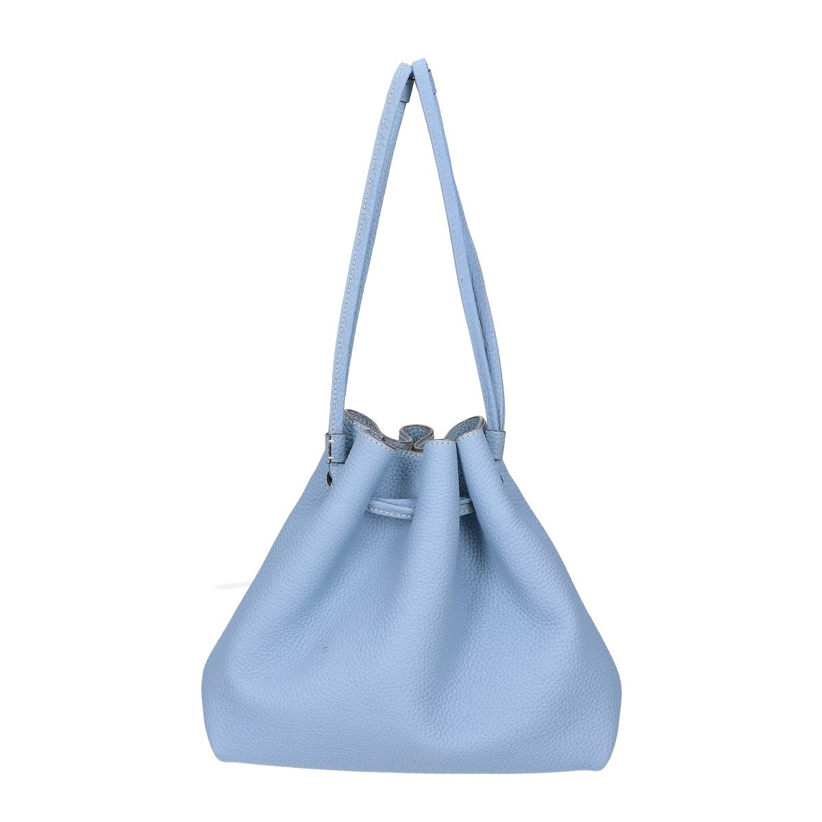 BONAVENTURA ボナベンチュラ 【美品】ノア バッグ シュリンクレザー ドローストリング ハンドバッグ