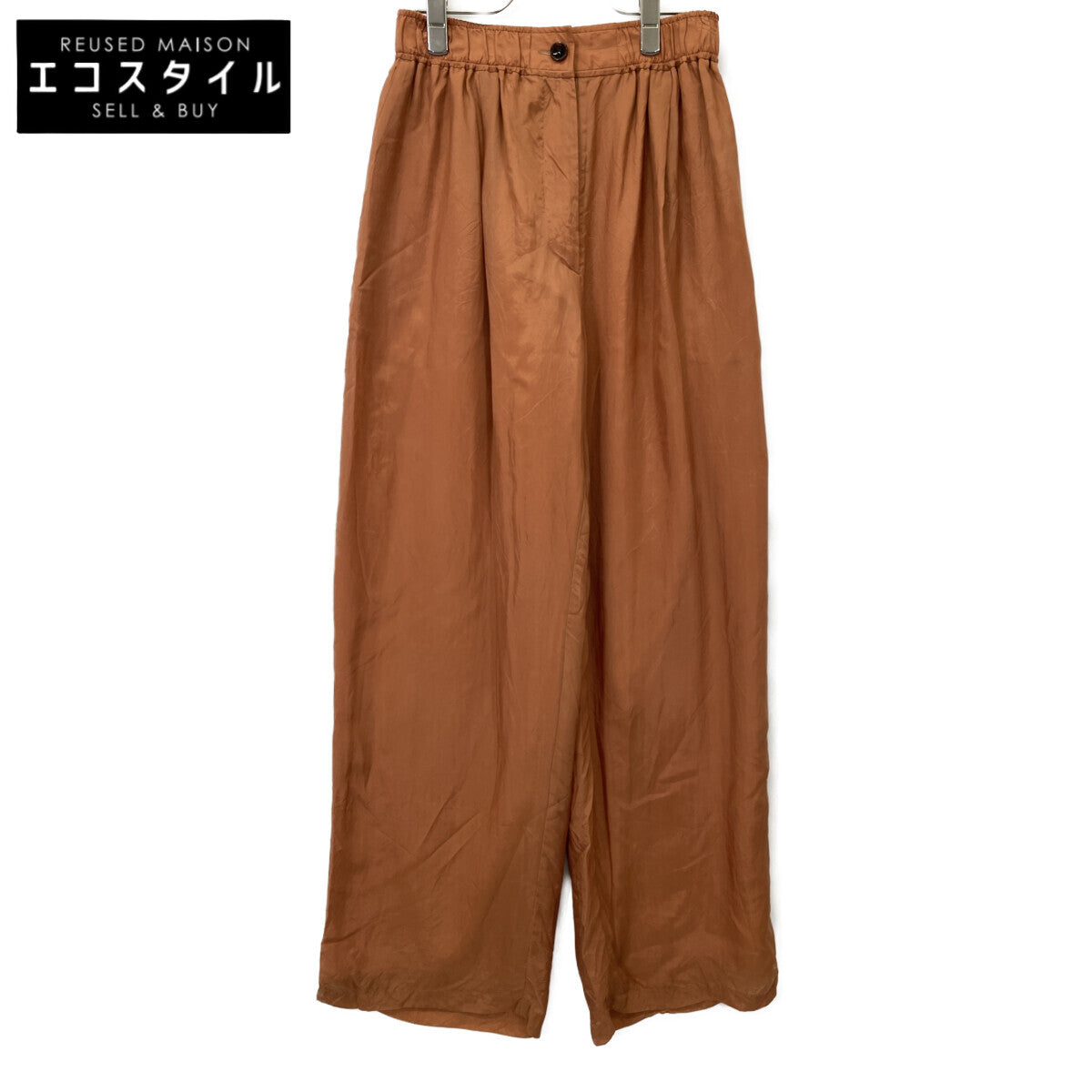 CLANE クラネ ｵﾚﾝｼﾞ ｼｱｰ ｴｱﾘｰ ﾊﾟﾝﾂ ボトムス 2