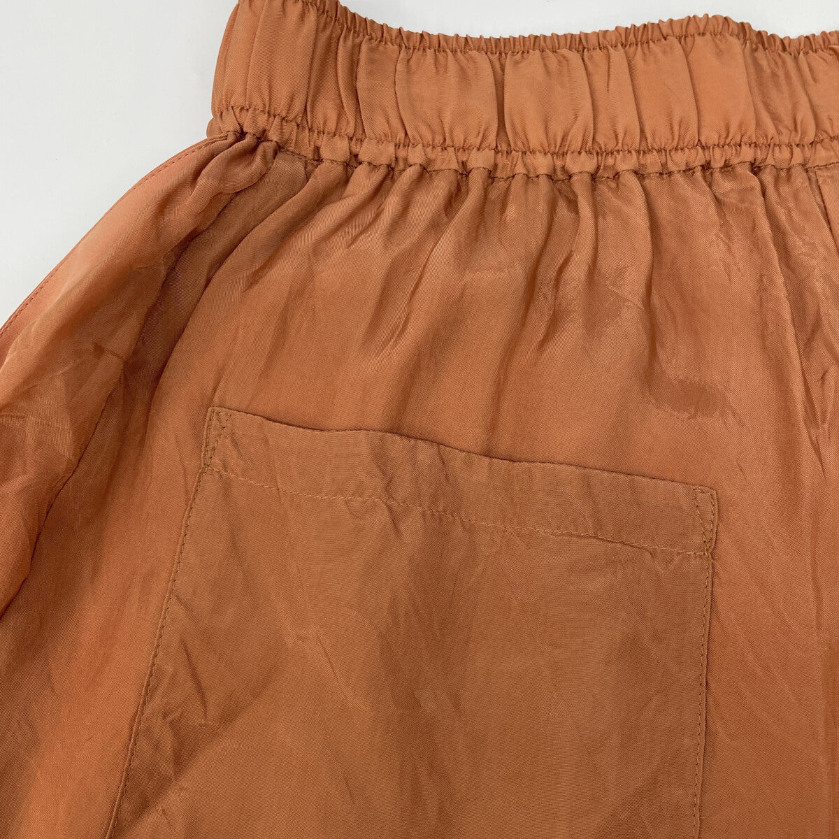 CLANE クラネ ｵﾚﾝｼﾞ ｼｱｰ ｴｱﾘｰ ﾊﾟﾝﾂ ボトムス 2