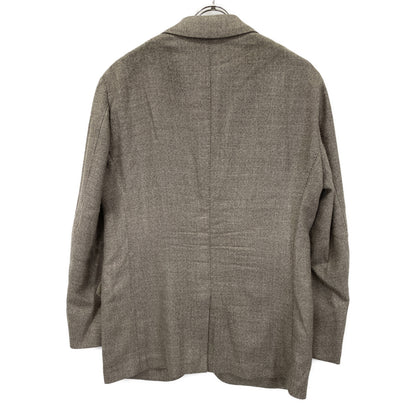 TOMORROWLAND PILGRIM トゥモローランドピルグリム 61-07-21-07103 ロロピアーナ生地 ウールシルクリネン バスケットクロス シングル2B ジャケット 46