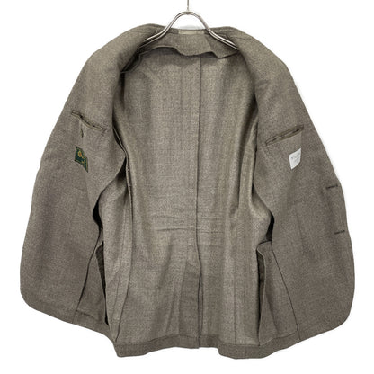 TOMORROWLAND PILGRIM トゥモローランドピルグリム 61-07-21-07103 ロロピアーナ生地 ウールシルクリネン バスケットクロス シングル2B ジャケット 46