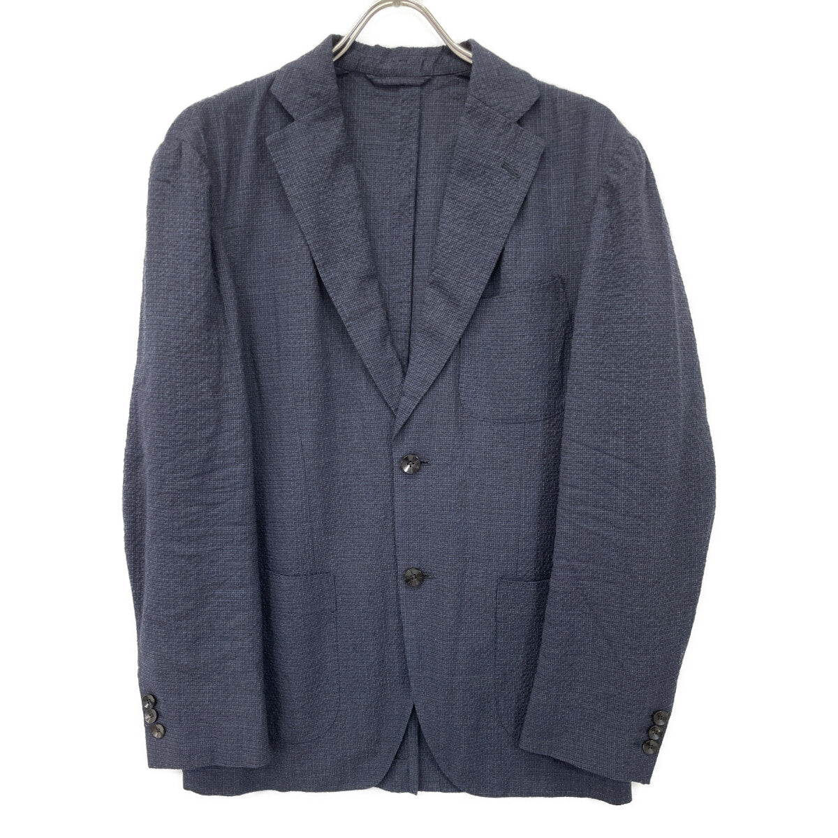 TOMORROWLAND PILGRIM トゥモローランドピルグリム 【美品】61-07-22-07002 ウールポリウレタン シングル2B ジャケット 46