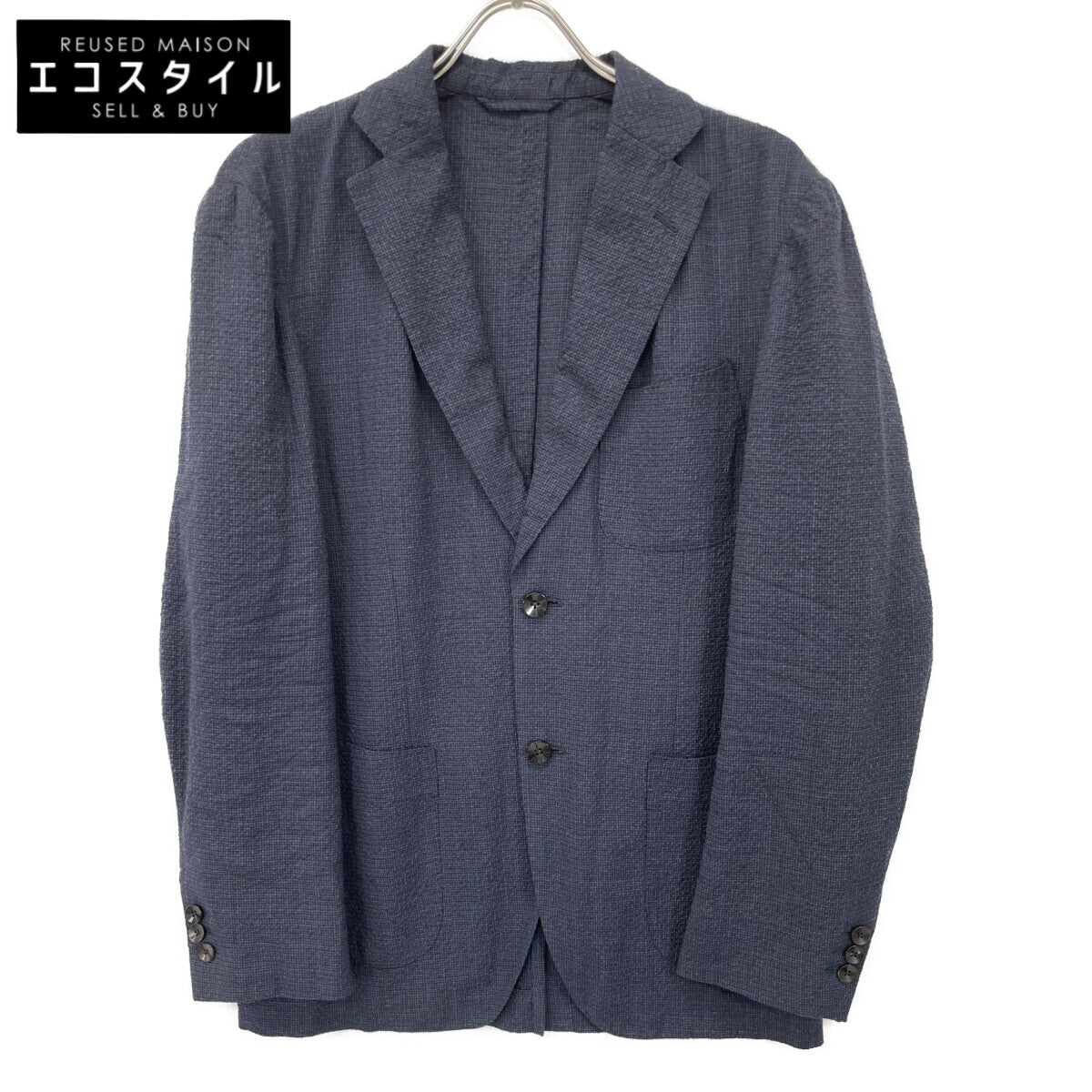 TOMORROWLAND PILGRIM トゥモローランドピルグリム 【美品】61-07-22-07002 ウールポリウレタン シングル2B ジャケット 46