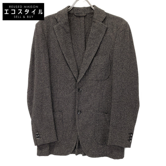 TOMORROWLAND PILGRIM トゥモローランドピルグリム 【美品】61-07-14-07002 ANGELIC リングツイード シングル2B ジャケット 46