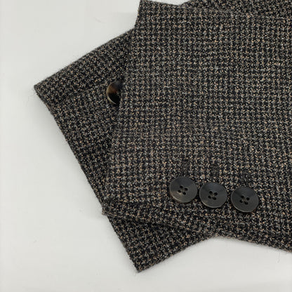 TOMORROWLAND PILGRIM トゥモローランドピルグリム 【美品】61-07-14-07002 ANGELIC リングツイード シングル2B ジャケット 46