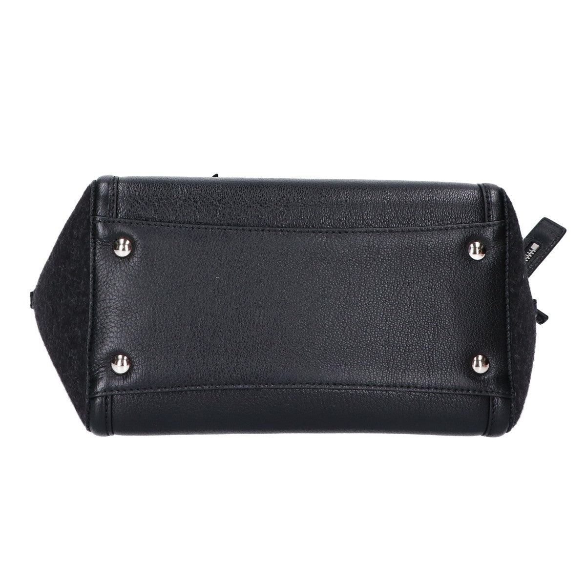 Salvatore Ferragamo サルヴァトーレフェラガモ 【美品】G809 エイミー レザーｘフェルト 2WAYショルダー トートバッグ