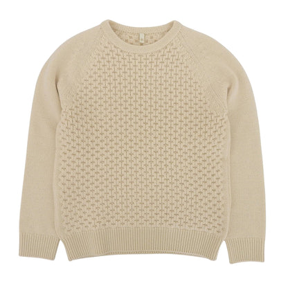 TOYOBOSHI トウヨウボウシ 新品同様 カシミヤ100% ケーブル セーター ニット トップス レディース アイボリー 1 08IT-PC0004 トップス 1