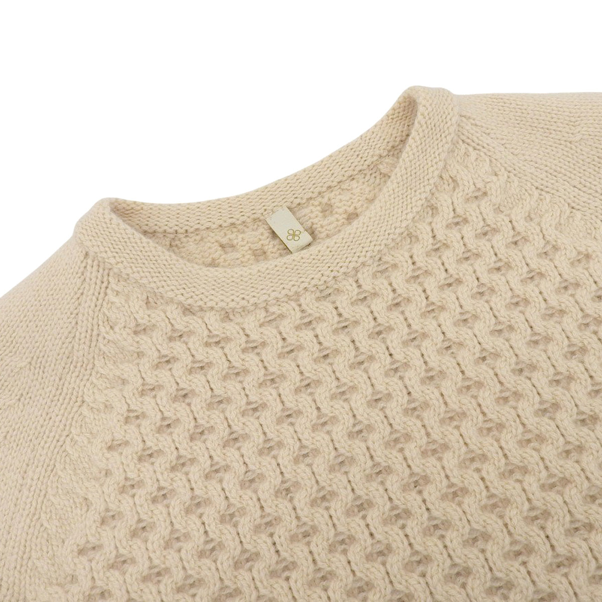 TOYOBOSHI トウヨウボウシ 新品同様 カシミヤ100% ケーブル セーター ニット トップス レディース アイボリー 1 08IT-PC0004 トップス 1