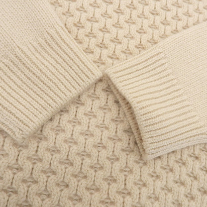 TOYOBOSHI トウヨウボウシ 新品同様 カシミヤ100% ケーブル セーター ニット トップス レディース アイボリー 1 08IT-PC0004 トップス 1