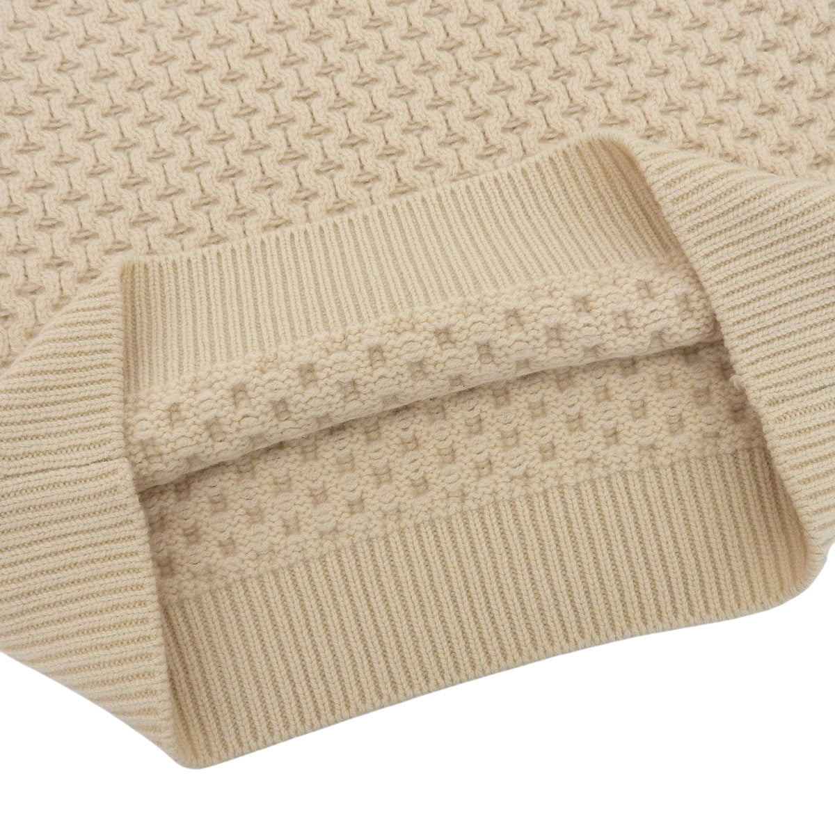 TOYOBOSHI トウヨウボウシ 新品同様 カシミヤ100% ケーブル セーター ニット トップス レディース アイボリー 1 08IT-PC0004 トップス 1