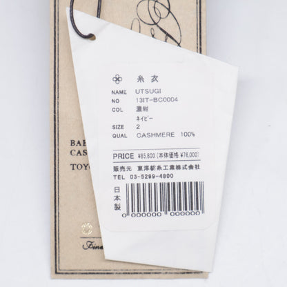 TOYOBOSHI トウヨウボウシ 糸衣 UTSUGI 13IT-BC0004 ﾈｲﾋﾞｰ ｶｼﾐﾔ100 ﾓｯｸﾈｯｸｾｰﾀｰ トップス 2