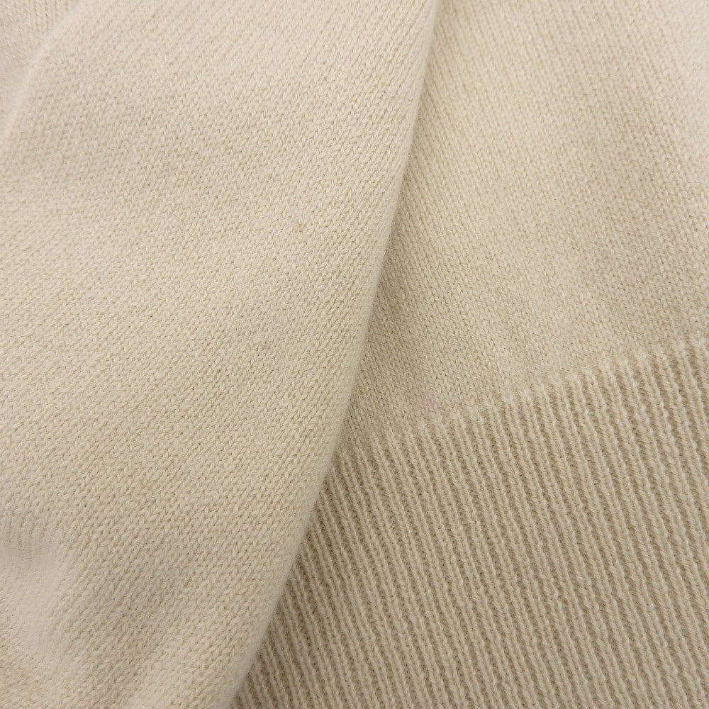 TOYOBOSHI トウヨウボウシ 新品同様 糸衣 ASAYO カシミヤ100% Vネック セーター ニット レディース ペールベージュ 1 10ITーBC0001 トップス 1