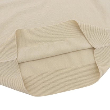 TOYOBOSHI トウヨウボウシ 新品同様 糸衣 ASAYO カシミヤ100% Vネック セーター ニット レディース ペールベージュ 1 10ITーBC0001 トップス 1