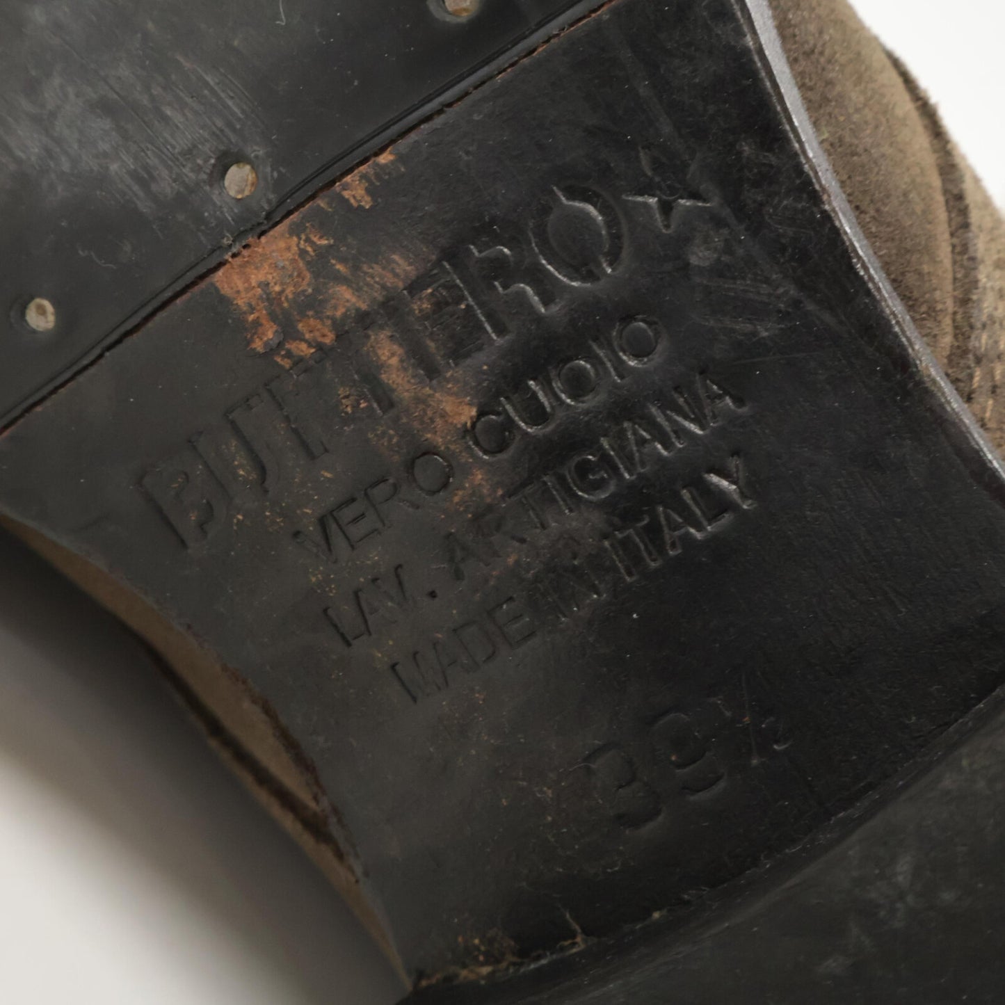 BUTTERO ブッテロ B1101 スエード レースアップ シューズ 39 1/2