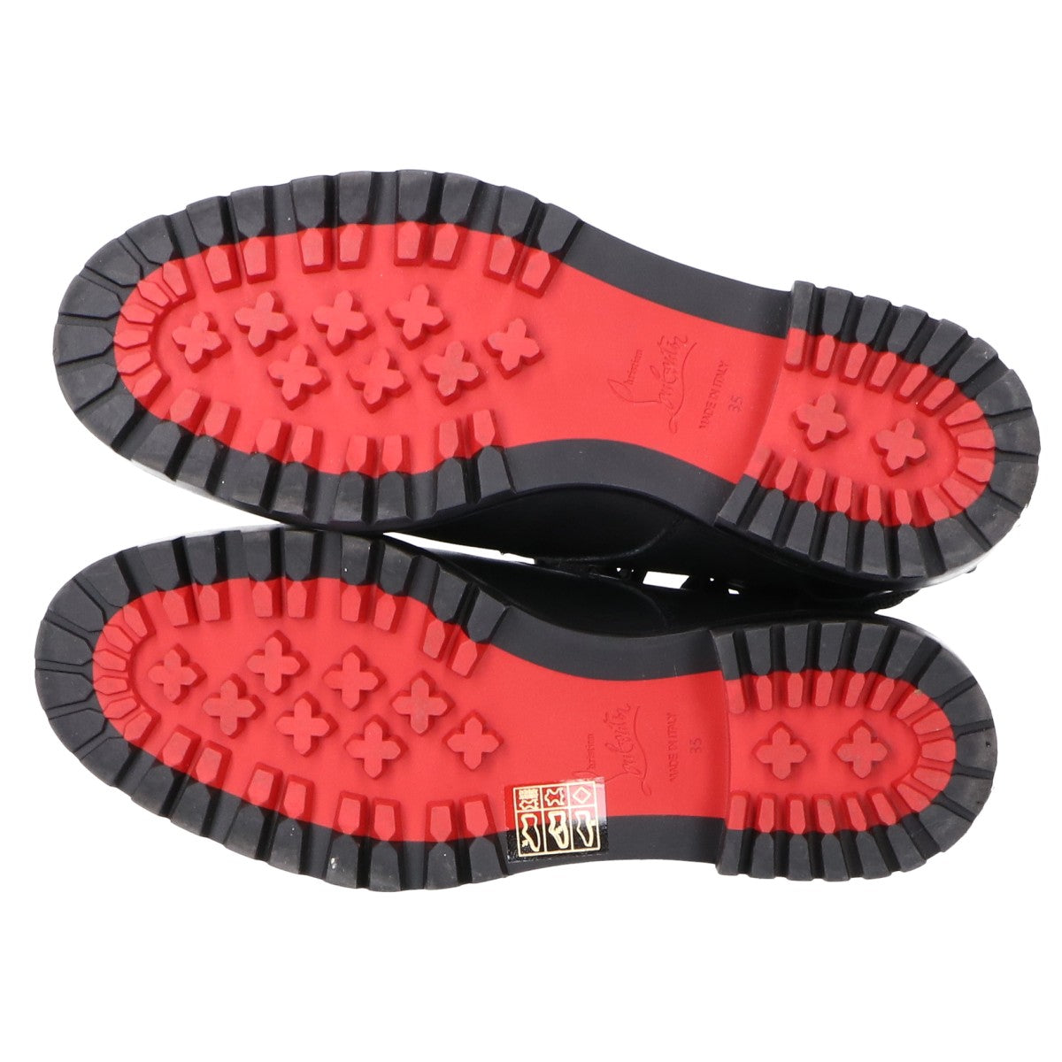 Christian Louboutin クリスチャンルブタン 【美品】MAYR マイヤー レースアップ アンクル シューズ 35