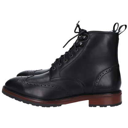 Cole Haan コールハーン 新品同様 C37585 バークシャーラグウィングチップ シューズ 8