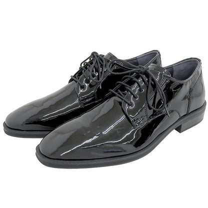 Cole Haan コールハーン 新品同様 ドーズ グランド プレーントゥ パテントレザー オックスフォード シューズ メンズ 黒 25.5cm C31185 シューズ 8(US)