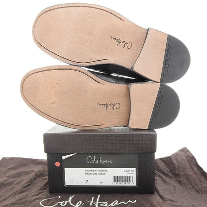 Cole Haan コールハーン 新品同様 レザー タッセルローファー シューズ メンズ ブラック 7 C06915 シューズ 7