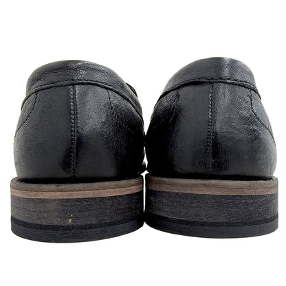 Cole Haan コールハーン 新品同様 レザー タッセルローファー シューズ メンズ ブラック 7 C06915 シューズ 7