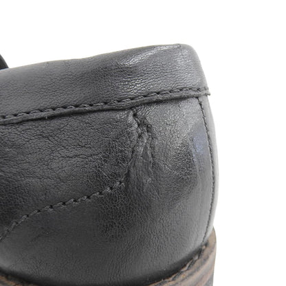 Cole Haan コールハーン 新品同様 レザー タッセルローファー シューズ メンズ ブラック 7 C06915 シューズ 7