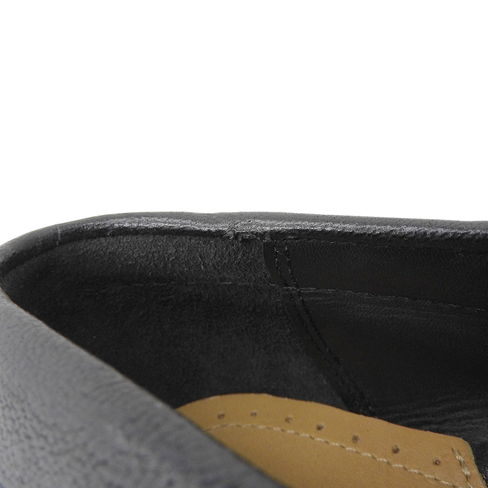 Cole Haan コールハーン 新品同様 レザー タッセルローファー シューズ メンズ ブラック 7 C06915 シューズ 7