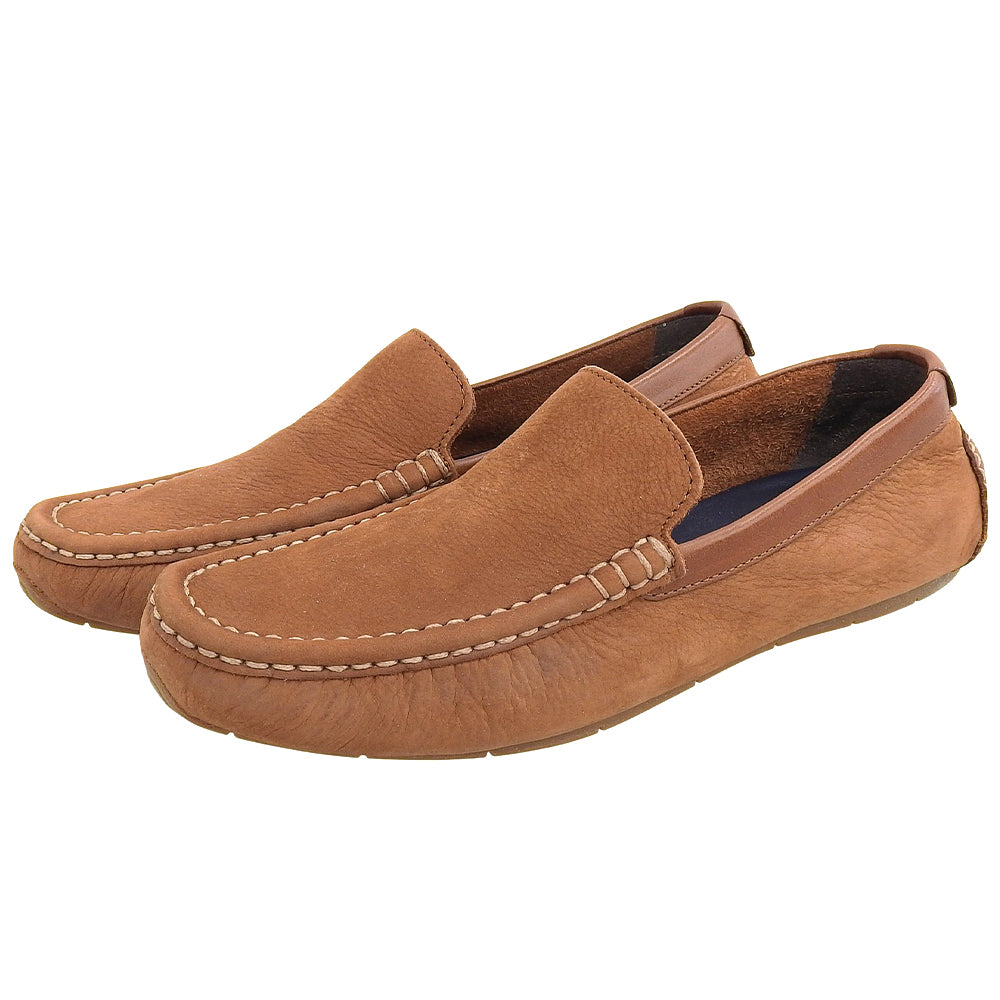 Cole Haan コールハーン 美品 サマーセット ベネチアン スエード ドライバーシューズ メンズ ブラウン WOODBURY 7 1/2 C28555 シューズ 7.5