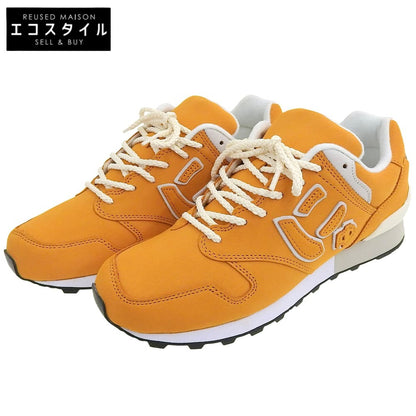 Sangacio サンガッチョ 新品同様 にゅ～ず 10周年記念モデル ヌバッグ ローカットスニーカー シューズ メンズ オレンジ 26cm シューズ 8(US)