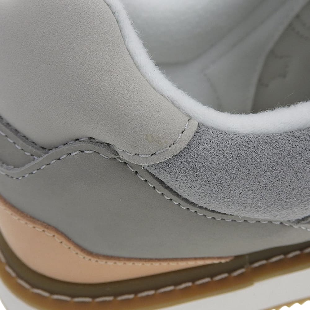 Sangacio サンガッチョ 新品同様 にゅ～ず CREPE GRAY レザー スニーカー シューズ メンズ グレー 26cm シューズ 8(US)